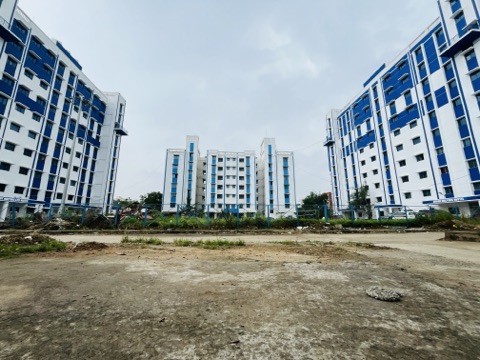 Hostel complex wide view