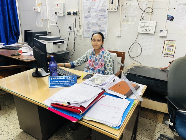 Mrs. Shabnam Banu — Assistant Superintendent (Non Medical)